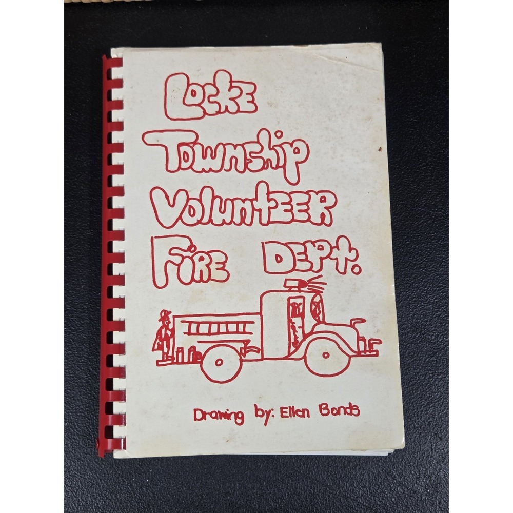 Locke Township Volunteer Fire Department Cookbook Salisbury NC 1980